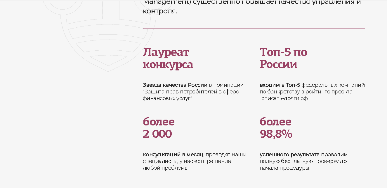 сомнительные достижения проекта