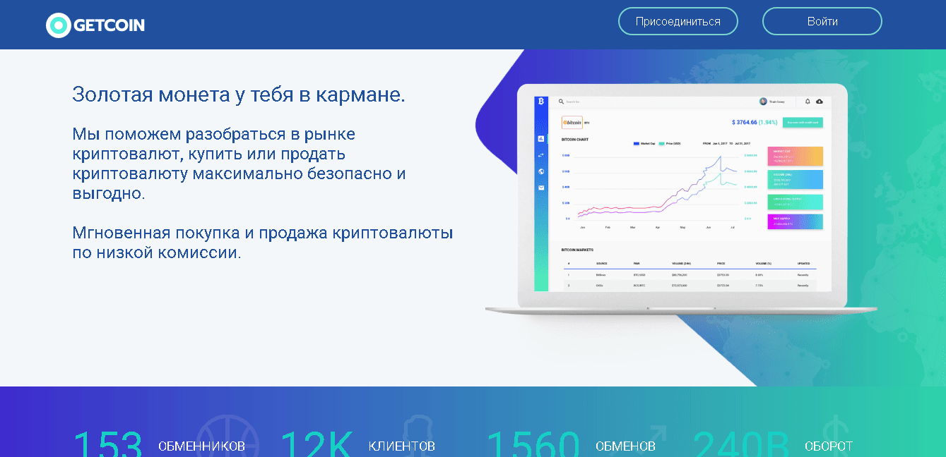Фальшивый проект для потери денег на обмене криптовалюты
