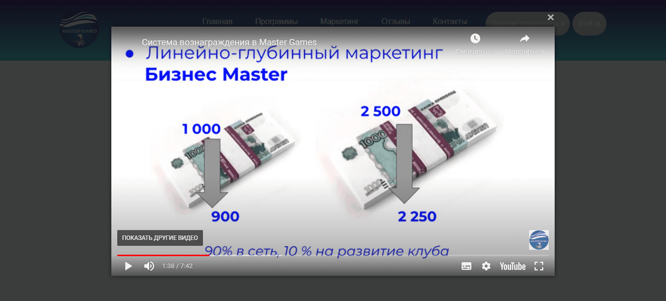 требование оплаты на сайте мошенников