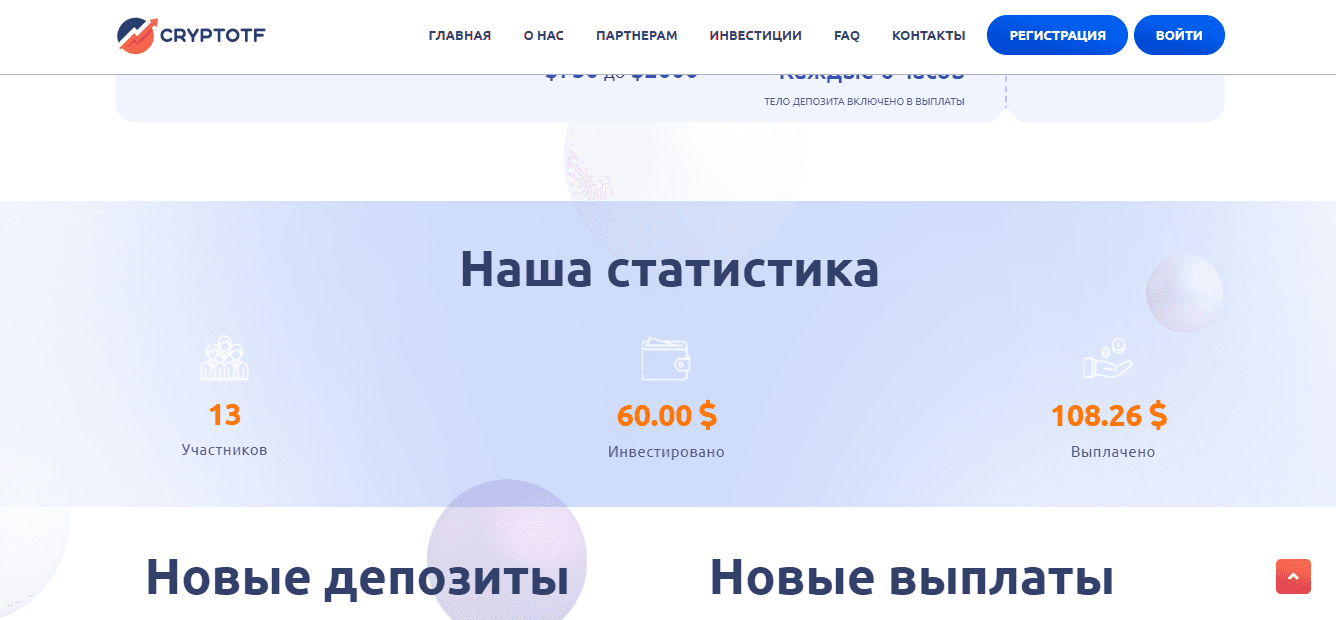 статистика мошеннического сайта