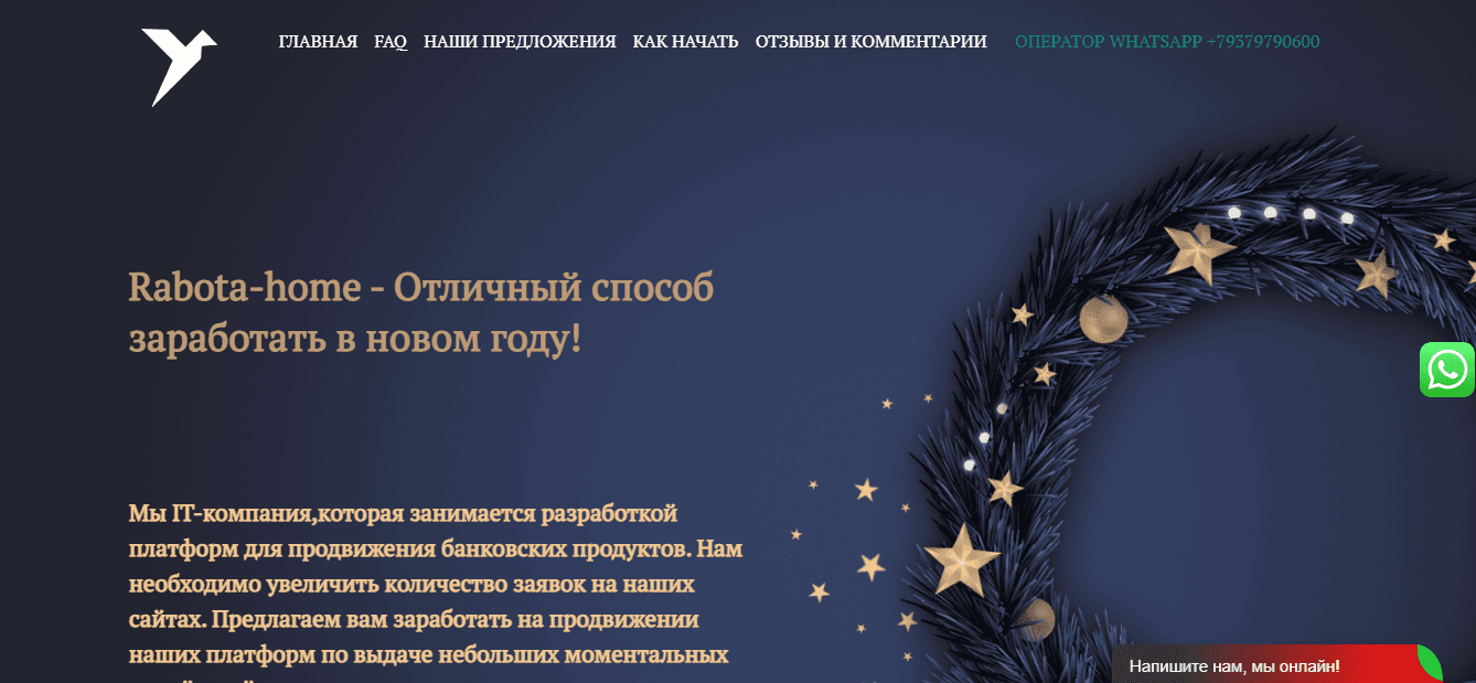 липовый проект для заработка