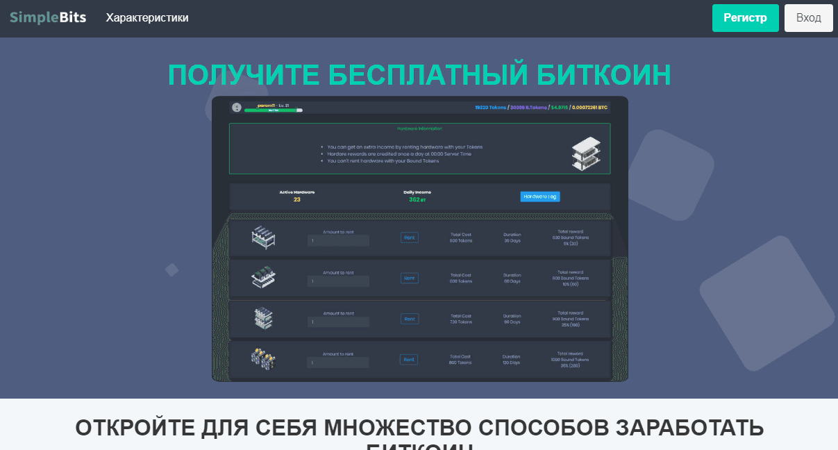 SimpleBits - открой для себя множество способов потерять деньги