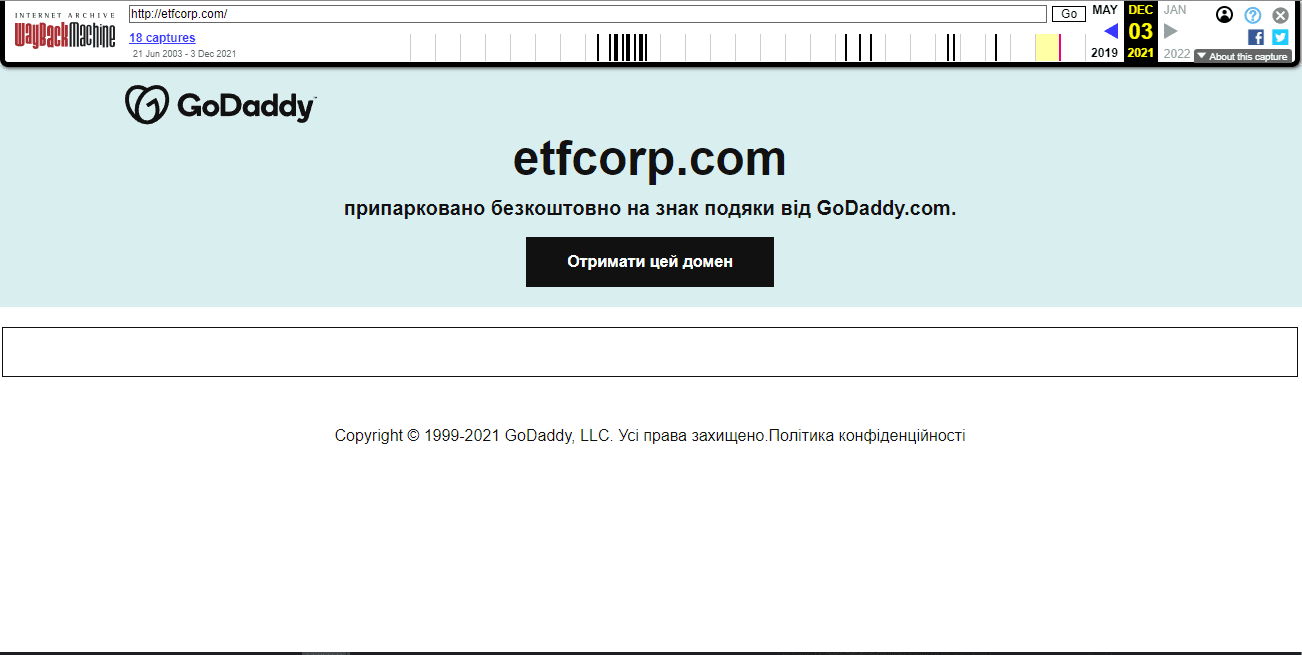 данные из Веб Архива