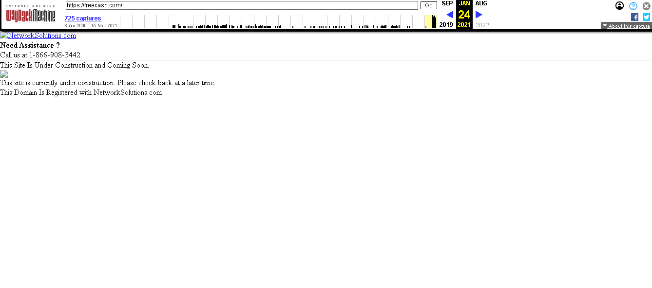 записать страницы из веб архива на январь 2021 года