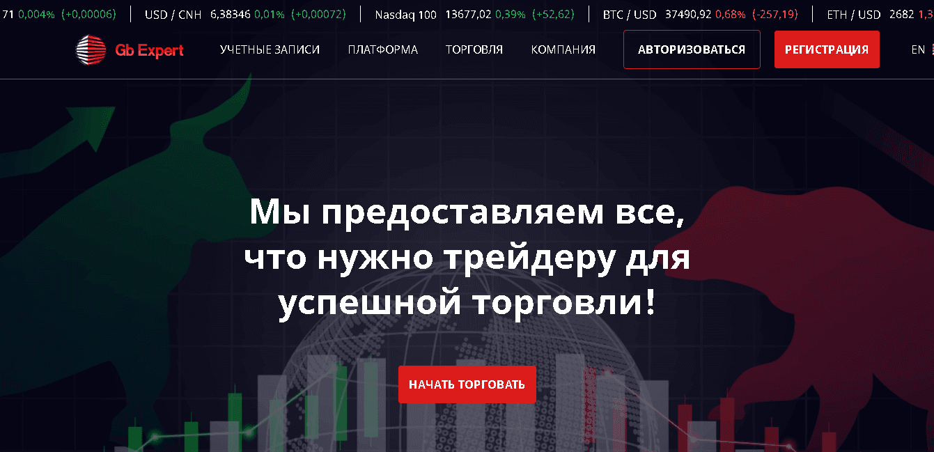 GB Expert -фальшивая трейдинговая платформа от мошенников