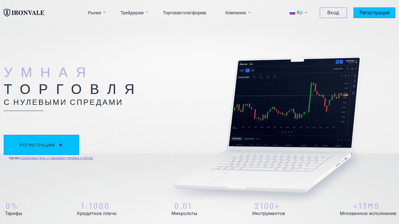 Website screenshot for https://ironvale.pro/ - 1
