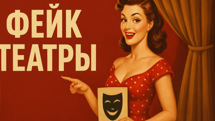 Фейк театральная афиша