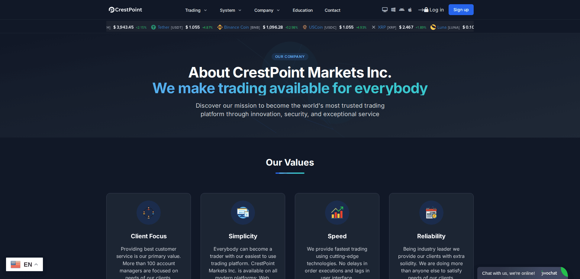 Website screenshot for https://crestpointmarket.com/ - 3