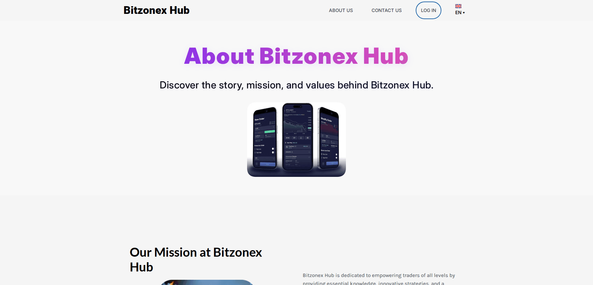 Website screenshot for https://bitzonexhub.com/ - 3