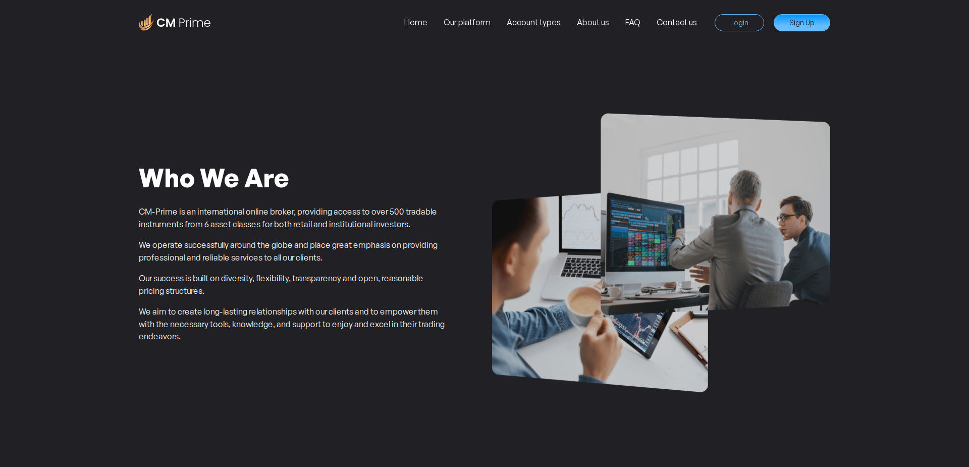 Website screenshot for https://cm-prime.co/ - 3
