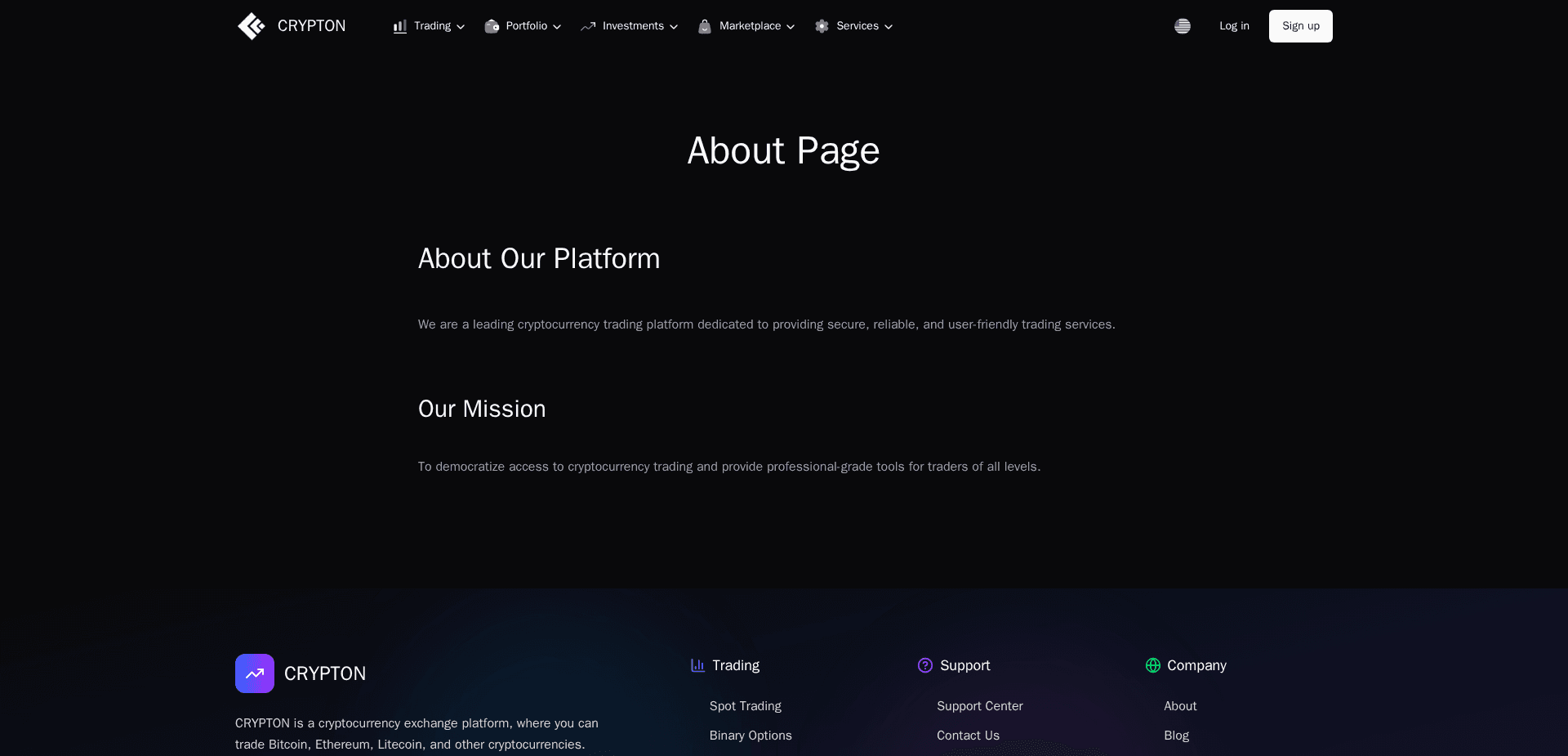 Website screenshot for https://crypton.ws/ - 3
