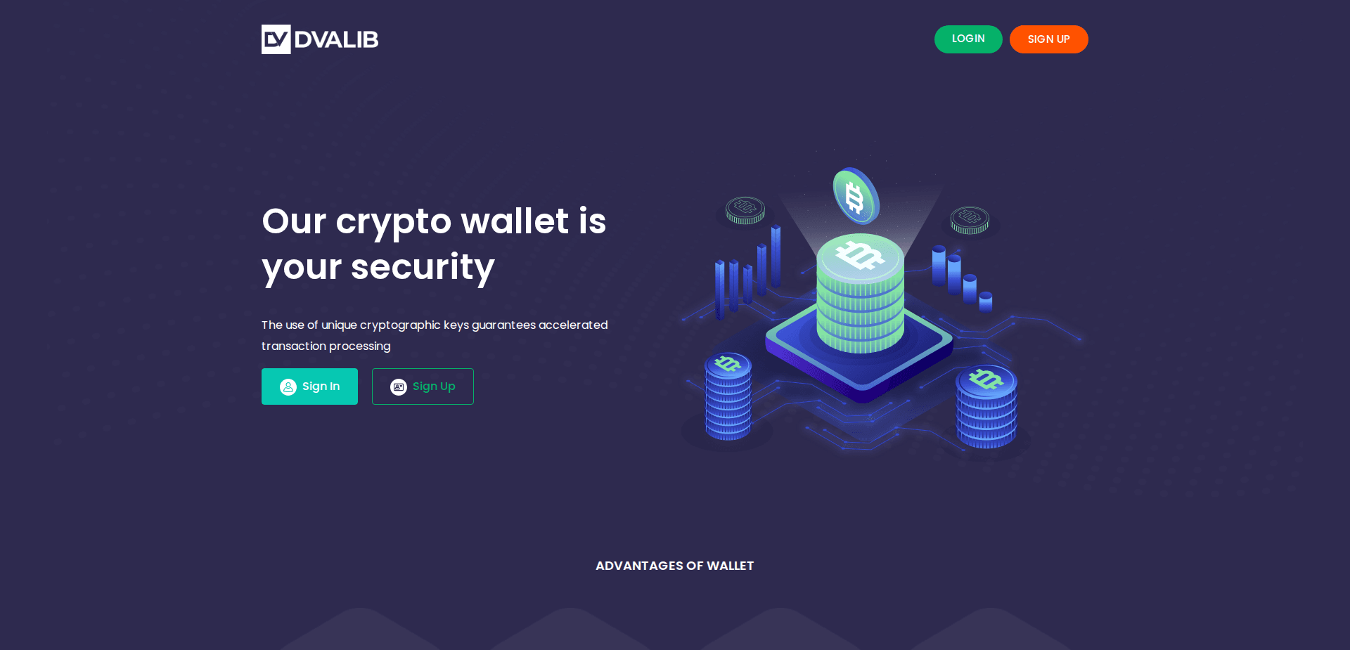 Website screenshot for https://dvalib.com/ - 1
