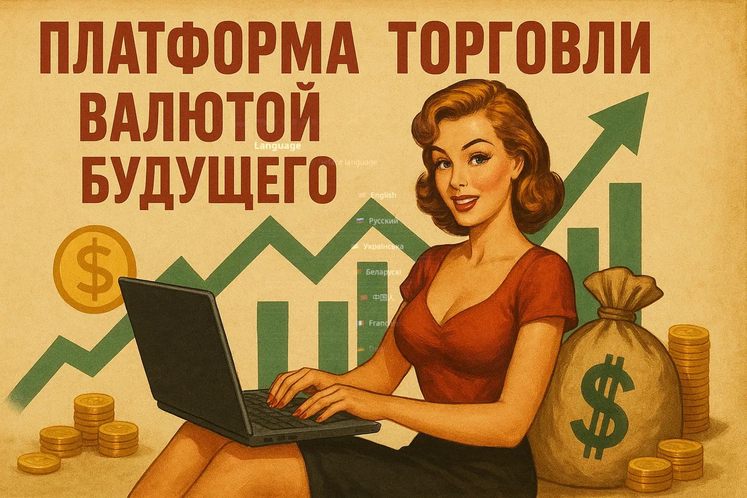 Торговля цифровыми активами будущего - постер