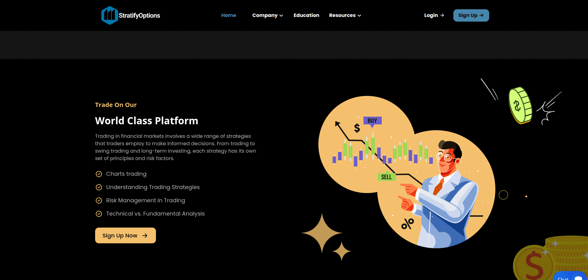 Что из себя представляет платформа StratifyOptions