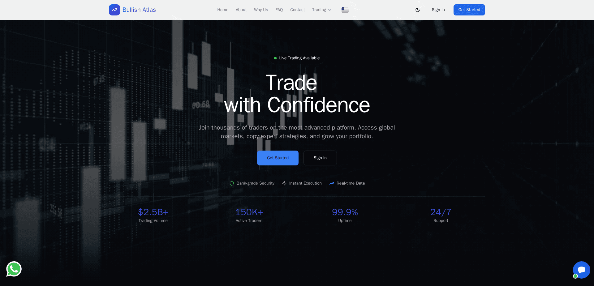 Website screenshot for https://bullishatlas.com/ - 1
