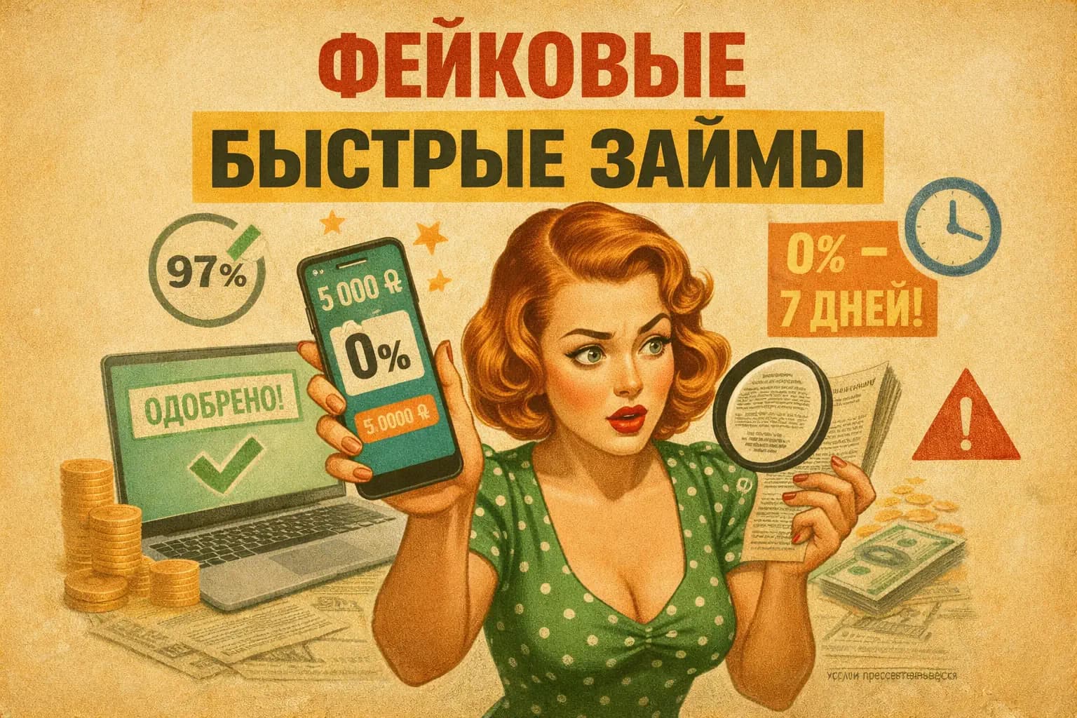 Фейк быстрые займы