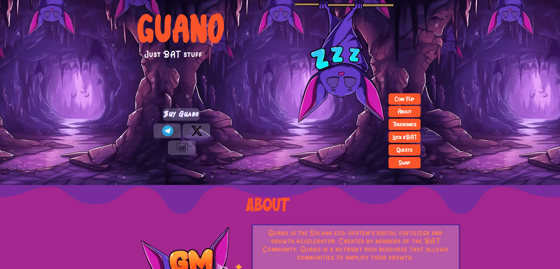 Website screenshot for https://www.guanocoin.com/ - 1